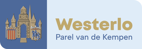logo met wapenschild Westerlo parel van de Kempen